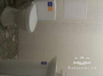 Комплексный ремонт квартиры Вышгород "Французский квартал" туалет