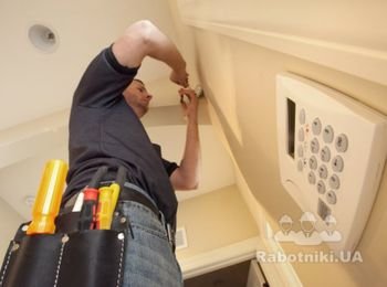 Установка охранной сигнализации с постановкой охраны на пульт