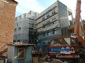 Утепления здания пенопластом 150 мм. Высота здания 15 м