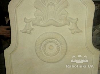 Резьба по песчанику. Резной Водопад из камня.