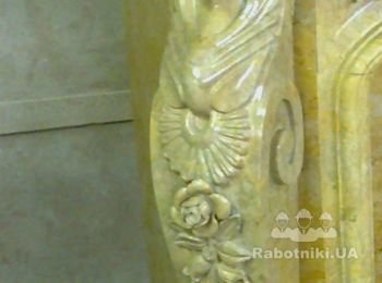 Художественная резьба по мрамору - ручная работа.