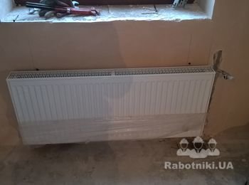 Монтаж стальных радиаторов Kermi Сайт http://santep.com.ua/