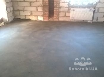 Теплый пол после заливки стяжки Сайт http://santep.com.ua/