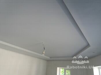 Виготовка ГКЛ потолка Фарбування потолка