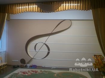 Декор стены в д.саду
