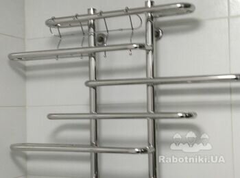 Монтаж + підключення сушарки для рушників