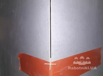 Внешний угол с зарезом под 45