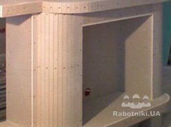 отделка фальшкамина