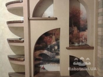 полка в прихожой сам придумал