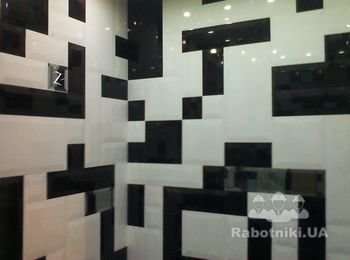 моя лично работа плитка 10 на 10 очень дорогая работа