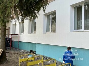 Утеплення першого поверху лікарні