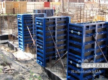 Монолит.(устройство колон, пилон).