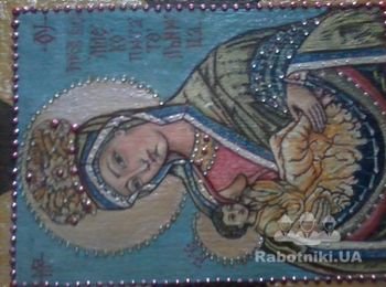 Дерево, холст пролевкашенный, темпера, дамарный лак. 40х55.
"Млекопитательница" цена 3000 грн.