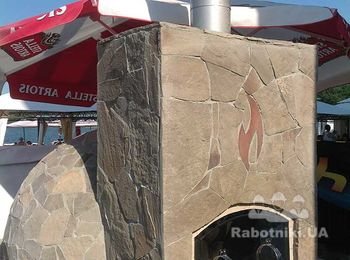 Печь для пиццы в ресторане, Киев