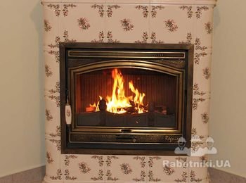 Поставка авторской французской фаянсовой печи Regnier и установка. Винница