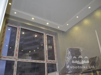 Монтаж подвесного потолка