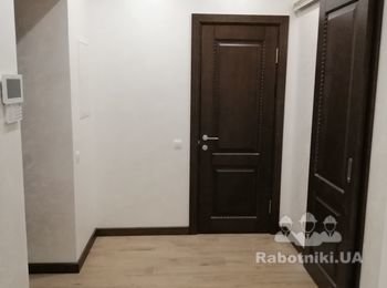Укладка паркета и отделка стен
