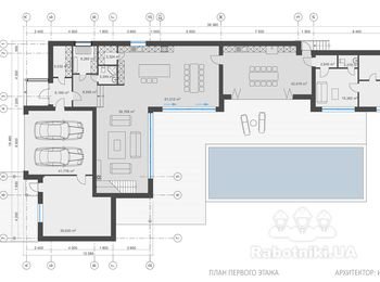 Проект частного дома 450м2 в Михайловской Рубежовке под Киевом