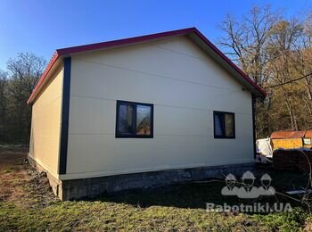 Монтаж житлового будинку із сендвіч-панелей
