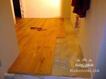 Укладка паркетной доски на клей