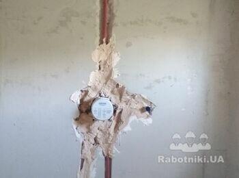Монтаж встроеного сместителя на душ grohe