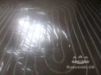 Монтаж теплого пола и електрокотла Осокорки