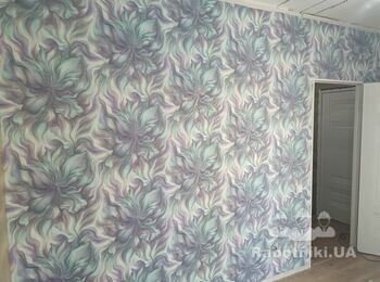 Поклейка обоев