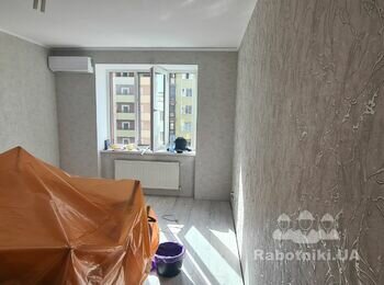 Поклейка обоев