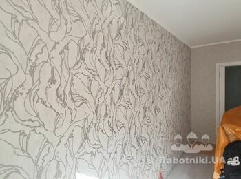 Поклейка обоев