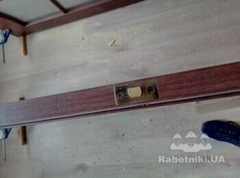 фрезеровка посадочного места под защелку 25х57