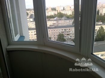 Эркерный подоконник на балконе..