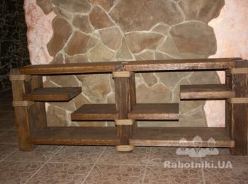 Мебель изготовлена вручную