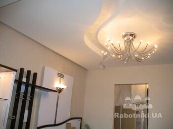 "Ручеек" на гипсокартонном потолке