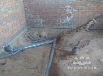 Розкладка канализации с. Демидов 2018г