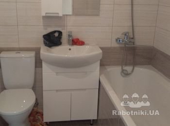 Квартира Софиевская Борщаговка ванная комната 2019г.