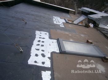 Кровельные работы и ремонт крыши Киев (ул. Л. Толстого) 1