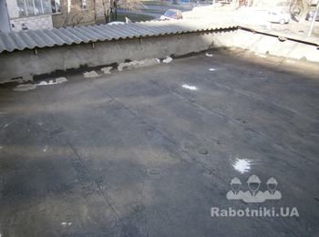 Ремонт крыши, кровельные работы Киев и обл. Основание после уборки мусора