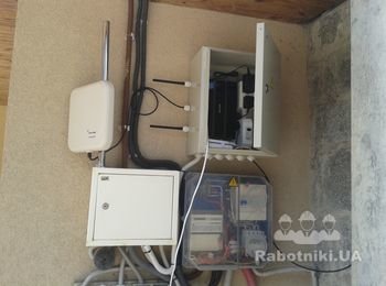 Сборка и установка Wi-fi оборудования для частного дома_объект с.Крушинка