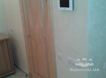 Установка домофона в частном доме_объект с.Крушинка