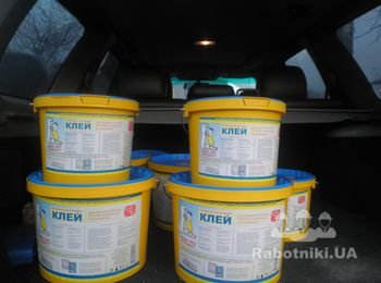 Клей для стеклохолста и флизилина