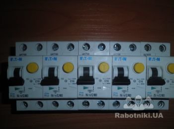 Автоматические выключатели узо Eaton