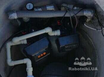 Комплексна очистка, розміщення в приямку.