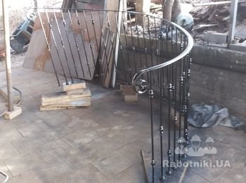 перила разворотные.