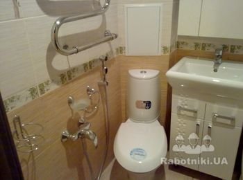 Сан узел совмещенный. Перепланировка 5.5 кв .м. Донецк, мрн. Мирный.