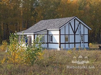 мокрый фасад в "скандинавском"" стиле