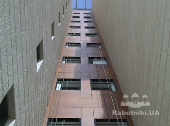 монтаж HPL панелей