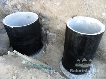 Строительство колодцев.