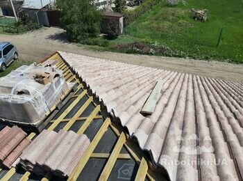 с.Светлое Монтаж кровли из керамической черепицы