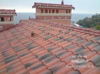 Монтаж и ремонт кровель из керамической черепицы .Более1500 м
