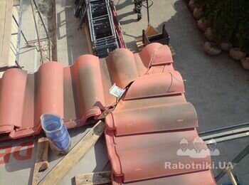 Монтаж и ремонт кровель из керамической черепицы .Более1500 м